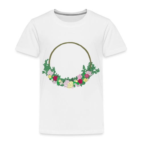 Kombinierbarer Blumenkranz - Kinder Premium T-Shirt