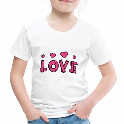 Love tuoteperhe - Lasten premium t-paita