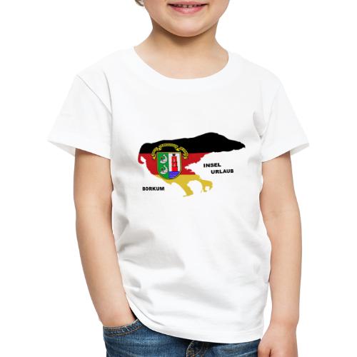 Borkum Insel Nordsee Urlaub - Kinder Premium T-Shirt
