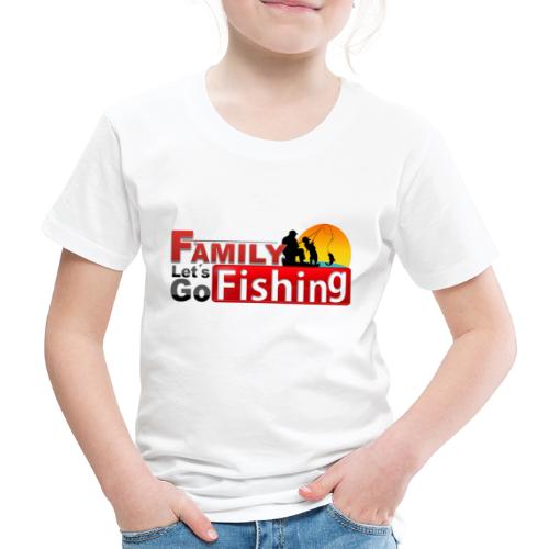 FAMILY LET´S GO FISHING FONDO - Camiseta premium niño