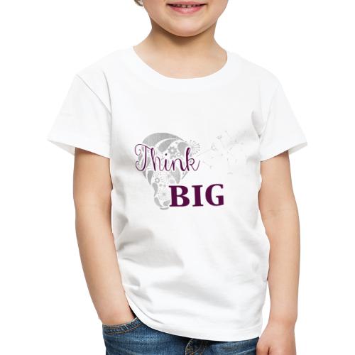Think Big - silber - Kinder Premium T-Shirt