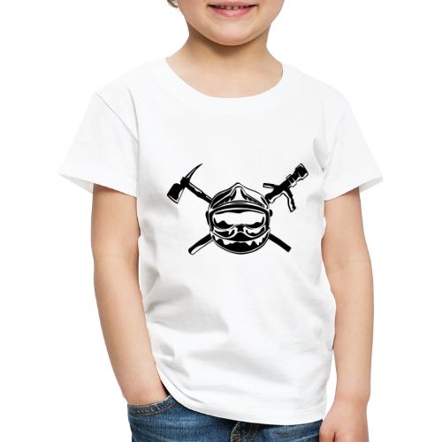 casque_pompier_hache et lance - T-shirt Premium Enfant