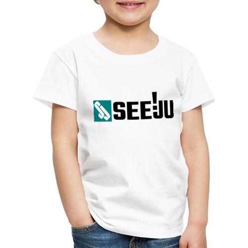 SeeJu 2 logo quer 3farb - Kinder Premium T-Shirt