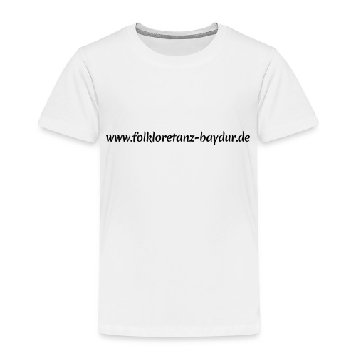Schriftzug Folkloretanz - Kinder Premium T-Shirt