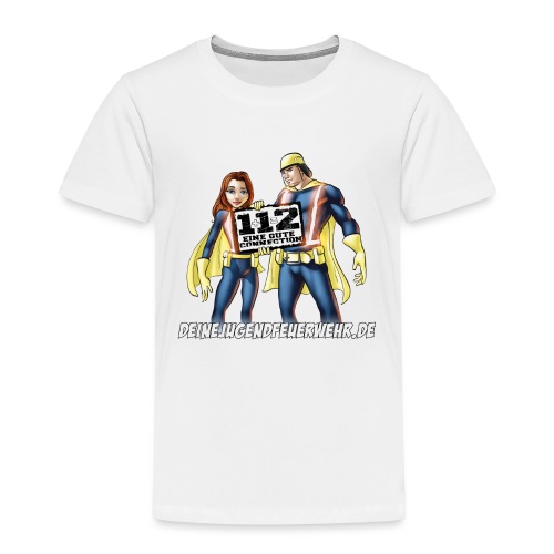 Superhelden & Logo - Kinder Premium T-Shirt