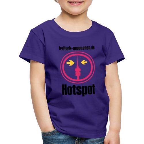 Freifunk München Hotspot mit URL - Kinder Premium T-Shirt