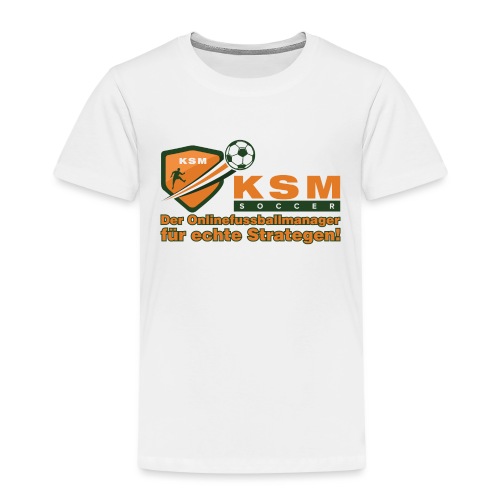 KSM-Soccer Logo groß - Kinder Premium T-Shirt