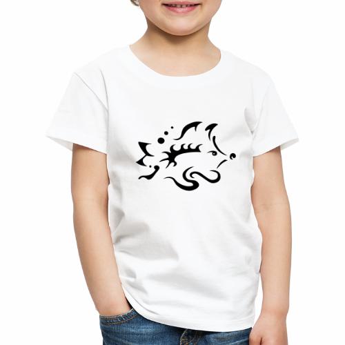 Hedgehog, schlankes Design Tribal - Kinder Premium T-Shirt