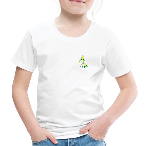Gelb-Schnabel-Vogel - Kinder Premium T-Shirt
