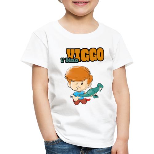 LDinoViggo Logo total - Børne premium T-shirt