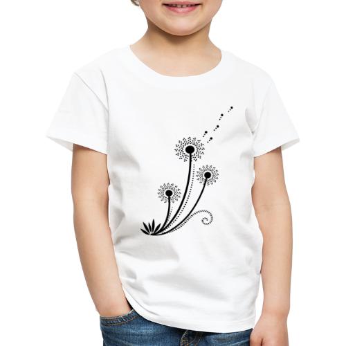 Pusteblume, Löwenzahn, Dandelion, Blume, Frühling - Kinder Premium T-Shirt