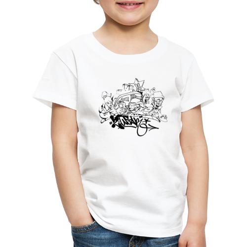 Hip Hop Jam - Børne premium T-shirt