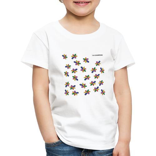 colour flower design tc - Kids' Premium T-Shirt