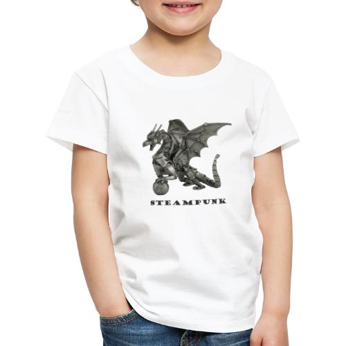 Steampunk Drachen Punk Retro - Kinder Premium T-Shirt