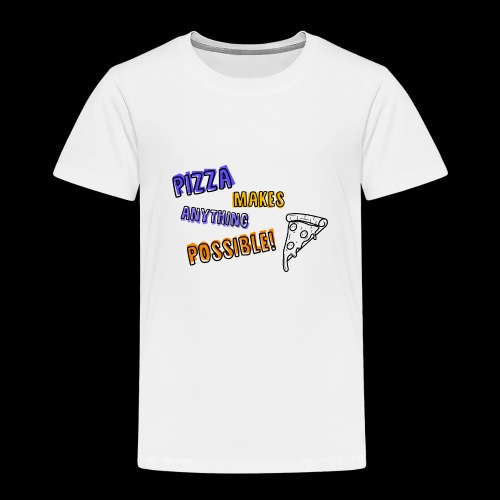 Pizza makes anything possible! - Colorful Design - Maglietta Premium per bambini