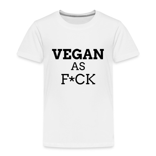 Vegan as Fuck (clean) - Kids' Premium T-Shirt