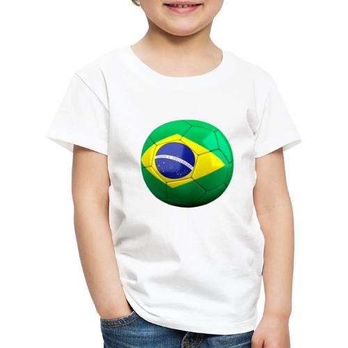 Bola de futebol brasil - Kids' Premium T-Shirt