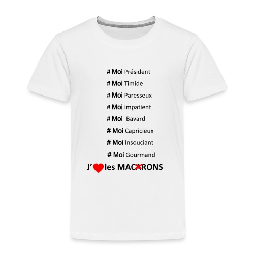 J'aime les macarons - T-shirt Premium Enfant