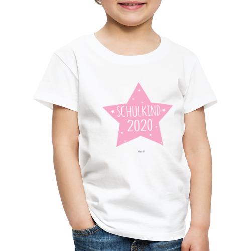 Schulkind 2020 Mädchen Shirt Einschulung Geschenk - Kinder Premium T-Shirt