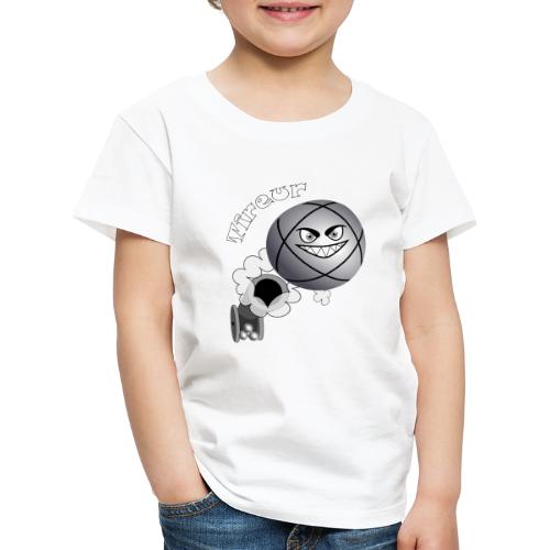 t shirt tireur pétanque boule existe en pointeur B - T-shirt Premium Enfant