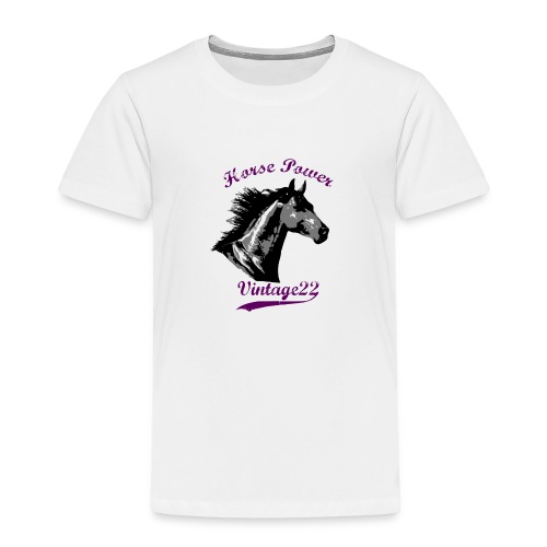 Horse Power Design - Kids' Premium T-Shirt