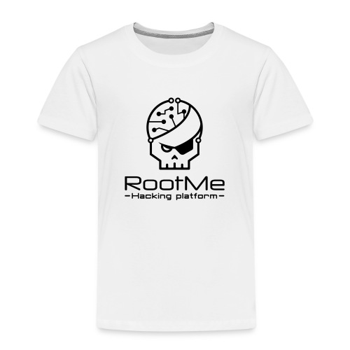 Root Me black with text - Camiseta premium niño