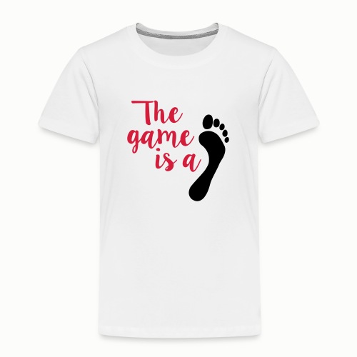 The Game is… (free choice of design color) - Kids' Premium T-Shirt