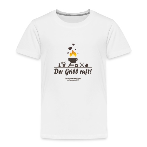 Der Grill ruft - Grillshirt - Kinder Premium T-Shirt