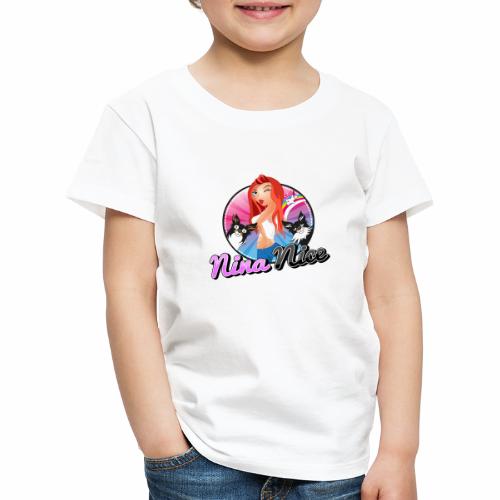 Nina Nice Logo - Kinder Premium T-Shirt