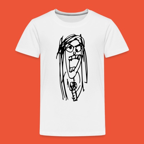 Almost Indie Julia Sketch - Kinder Premium T-Shirt