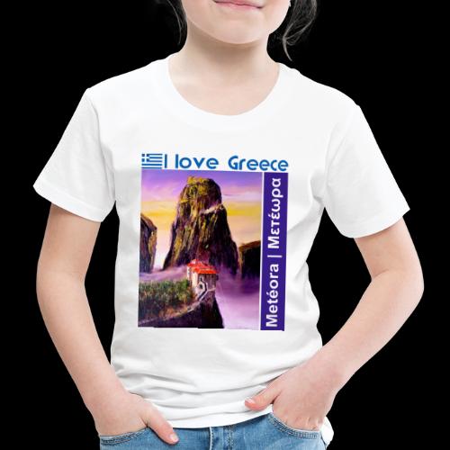I love Greece. Pink Meteora - Kinder Premium T-Shirt