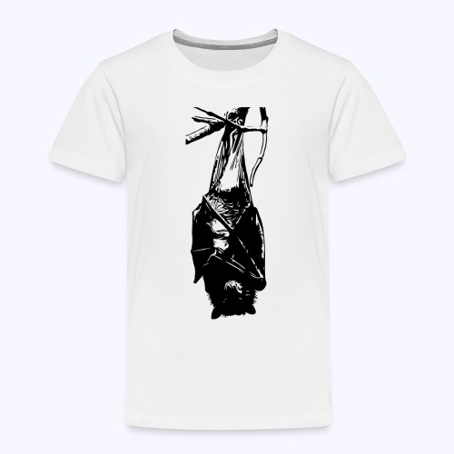 HangingBat schwarz - Kinder Premium T-Shirt