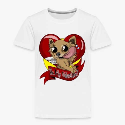 Engla Be my valentine? - Premium-T-shirt barn