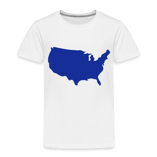 usa map - Kids' Premium T-Shirt