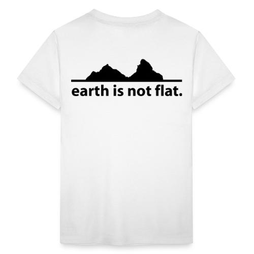 earth is not flat. - Kinder Premium T-Shirt