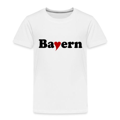 Bayern mit Herz - Kinder Premium T-Shirt