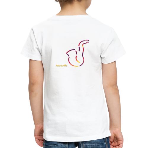 Saxy, rugzijde - Kinderen Premium T-shirt