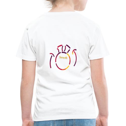 Drumset, rugzijde - Kinderen Premium T-shirt