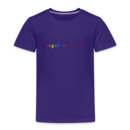 Regnbuepyttene - Premium T-skjorte for barn