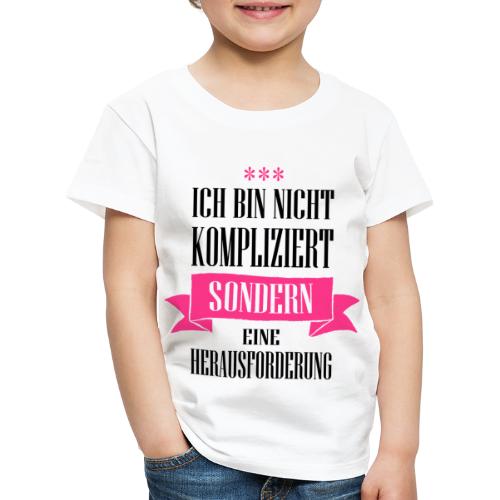 Ich bin nicht kompliziert - Kinder Premium T-Shirt