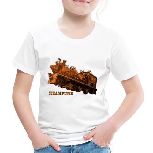 Steampunk Lokomotive Neuseeland - Kinder Premium T-Shirt