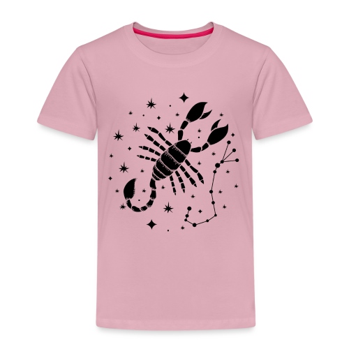 Sternzeichen Furchtloser Skorpion Oktober November - Kinder Premium T-Shirt