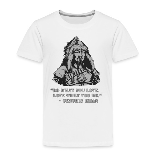Genghis Khan quote - Kinderen Premium T-shirt