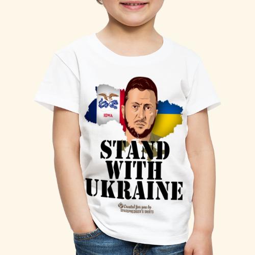 Ukraine Iowa Selenskyj - Kinder Premium T-Shirt