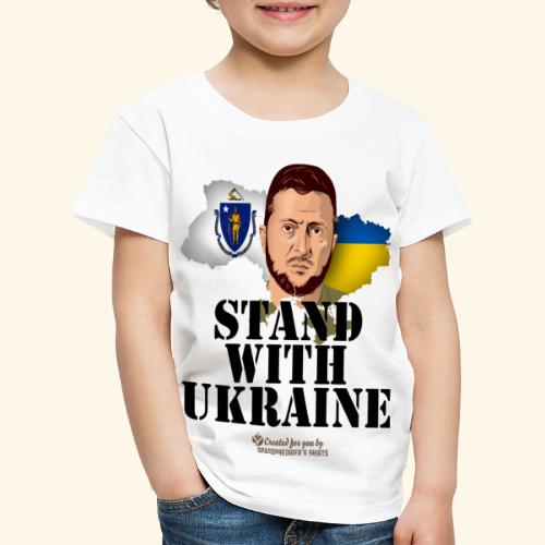 Massachusetts Ukraine - Kinder Premium T-Shirt