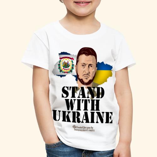 Ukraine West Virginia T-Shirt Design - Kinder Premium T-Shirt