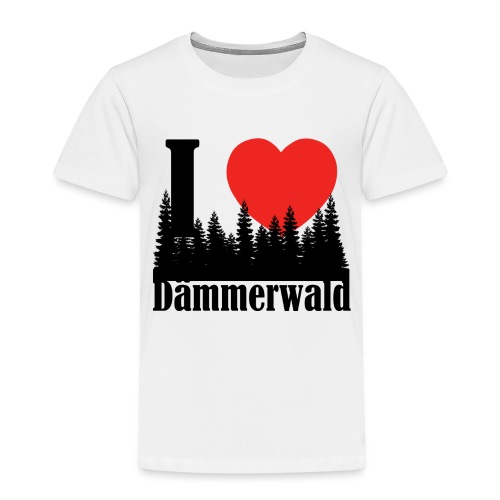 I LOVE DÄMMERWALD - Børne premium T-shirt