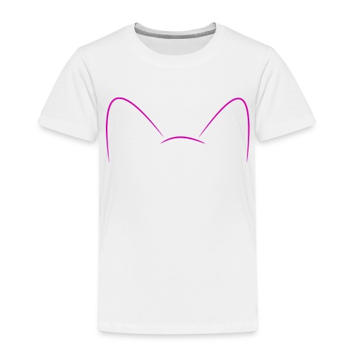 katt ører - Premium T-skjorte for barn