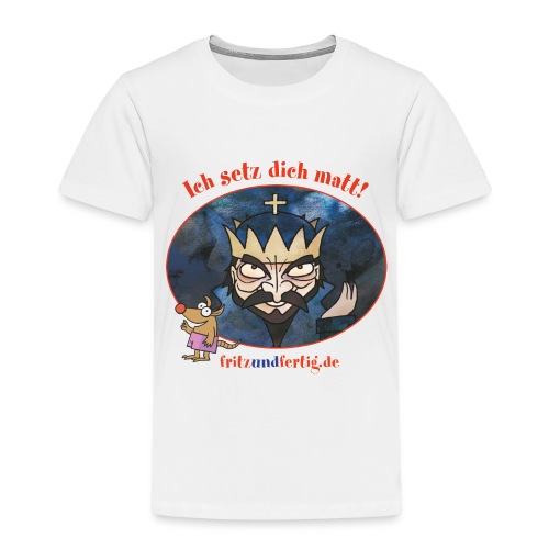 König Schwarz - Kids' Premium T-Shirt