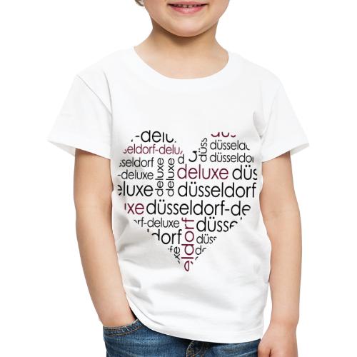 Düsseldorf Deluxe Herz Motiv - Kinder Premium T-Shirt